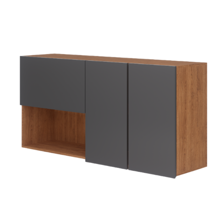 ALACENA EMC STONE 160CM OLMO GRAFITO (ALSTONE160)