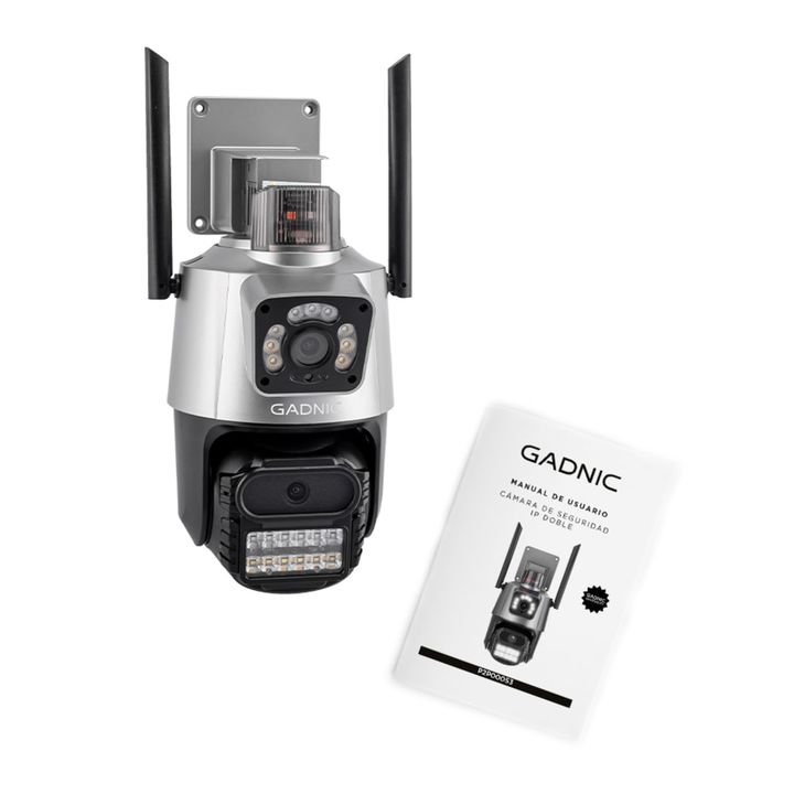 Cámara De Seguridad Dual Gadnic P1-QQ4 Seguimiento Sirena Resolución HD Visión Nocturna App Móvil - Vista 7