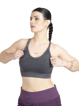 Top Saucony Skyrocket Knitted Mujer Running Negro