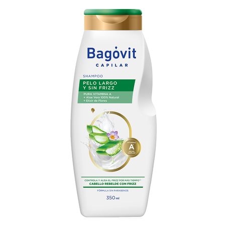 Bagovit Shampoo Pelo Largo Y Sin Frizz 350 Ml