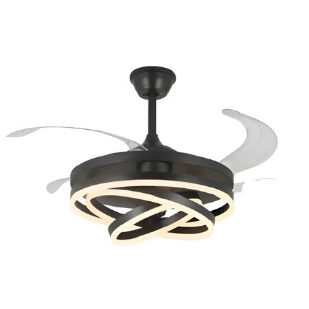Ventilador techo star track retractil blanco 48"