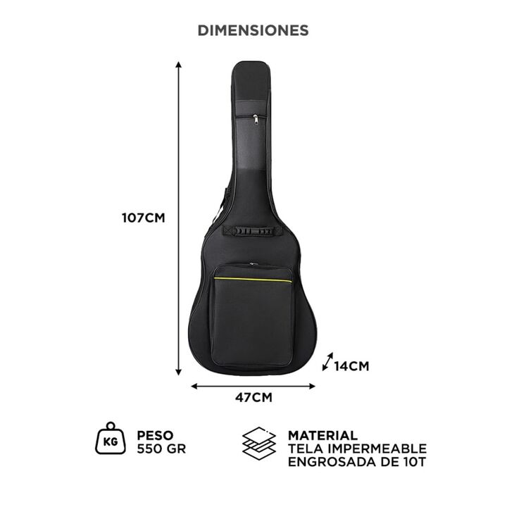 Funda de Guitarra Gadnic Impermeable - Vista 6