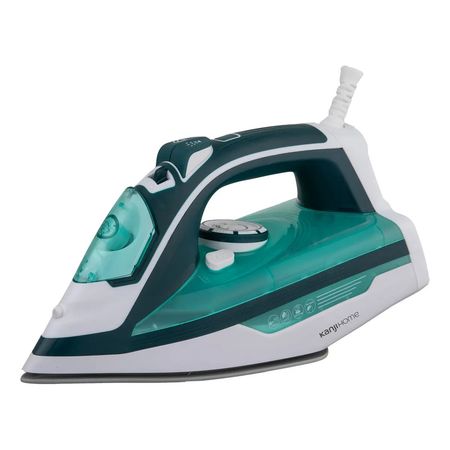 Plancha A Vapor Kanji Kjh-pl2403 2200w Base Ceramica Gris Gris oscuro