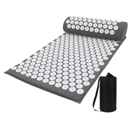 Colchoneta de Acupresion Mat Masajeadora Acupuntura con almohada + KIT DE REGALO
