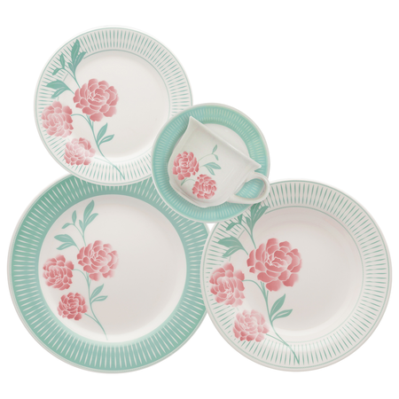 JUEGO DE VAJILLA X30 PIEZAS BLOOM - OXFORD