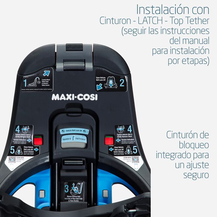 Butaca de seguridad 360° Maxi Cosi Emme Desert Wonder - Vista 8