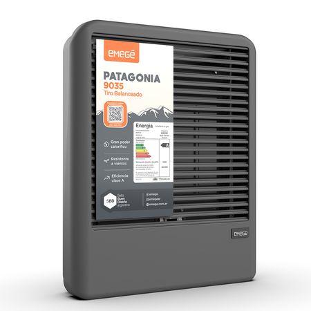 CALEFACTOR EMEGE 9035 NUEVO PATAGONIA 3500 CALORIAS MULTIGAS TIRO BALANCEADO - 4607237