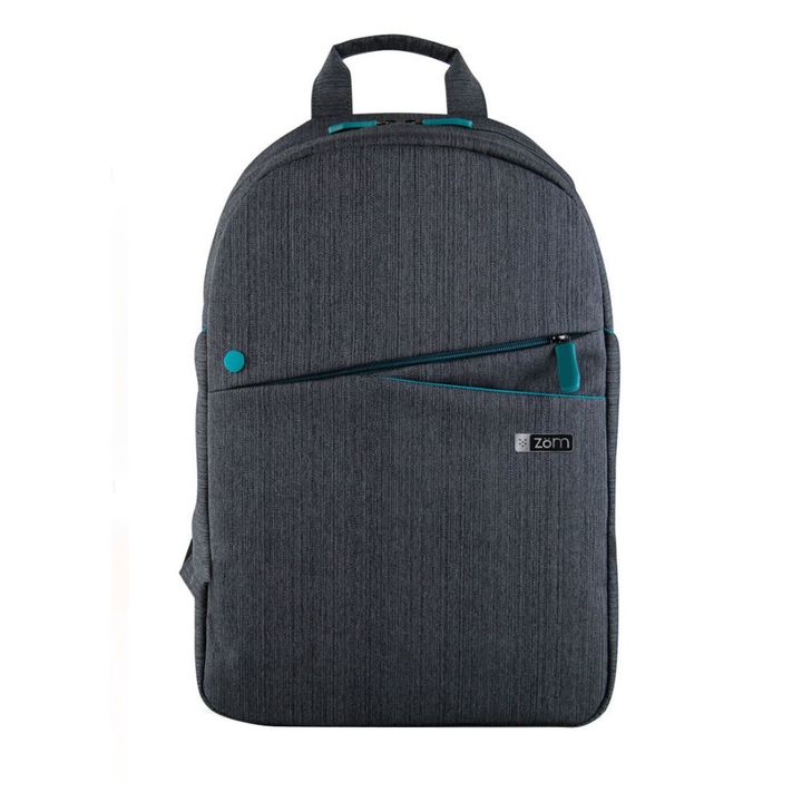 Mochila Porta Notebook Zom 15.6" Gris - Vista 1