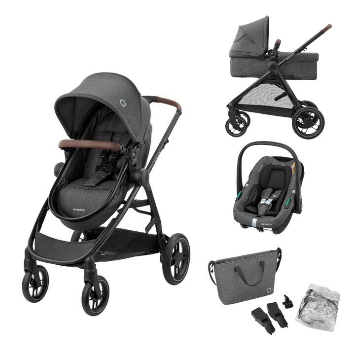 COCHECITO ZELIA S TRIO 3 EN 1 DARK GREY MAXI COSI - Vista 24