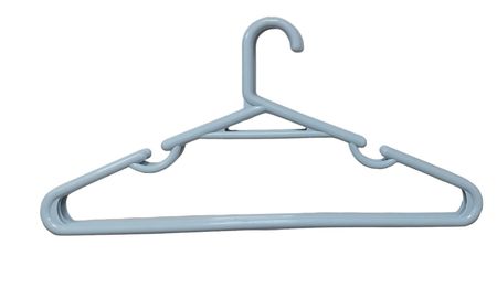 Perchas Plasticas Pack x 12 und Reforzadas Compactor Gris