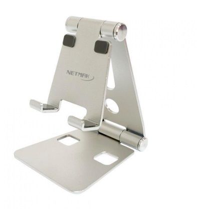 SOPORTE CELULAR ALUMINIO P/ ESCRITORIO NETMAK (NM-HC54)