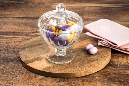 Caramelera Bombonera Frasco Souvenir Vidrio Pasabahce Diamond