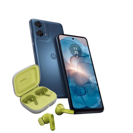 Combo Moto G24 Power 8+128GB Ink Blue + Moto Buds Guitar Green Banana