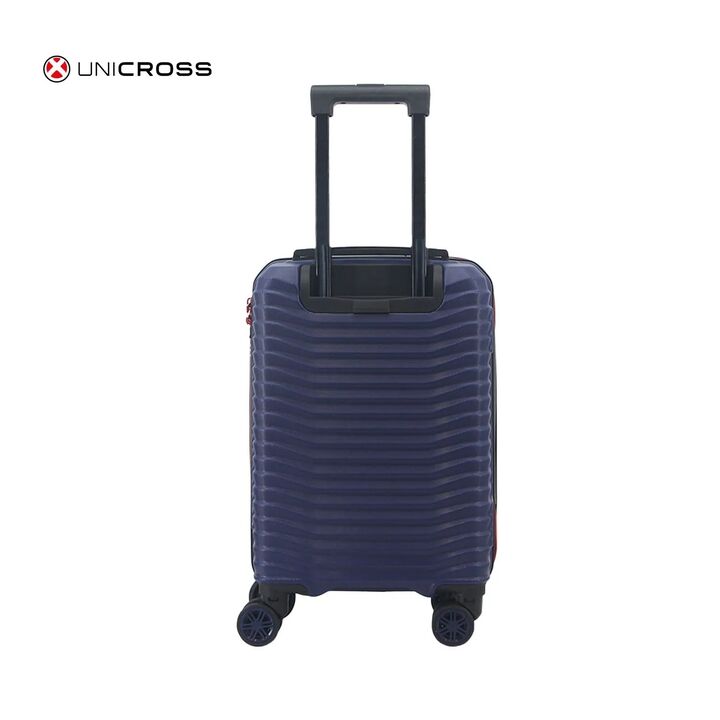 Valija Azul Carry On Unicross ABS 20 Ideal Cabina Ruedas 360° - Vista 3