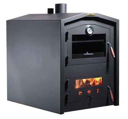 Horno Tromen TRH a lena para mesada con Kit de instalacion