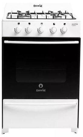 Cocina Escorial Master Classic A Gas 4 Hornalla Con Visor Gn