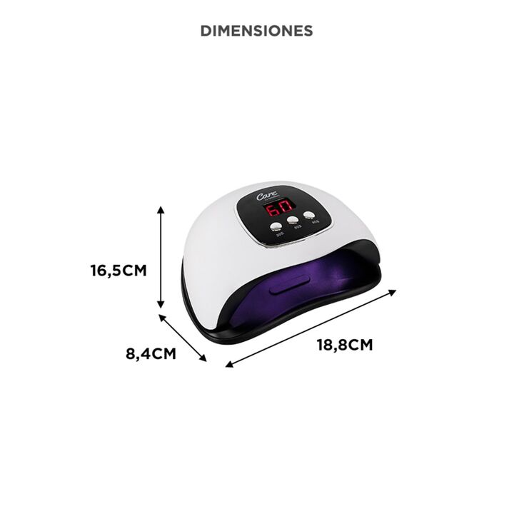 Cabina Para Uñas Gadnic Lampara LED UV 18.8W 24 leds - Vista 6