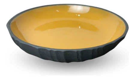Set 6 Platos 20cm Porcelana Texture Germer Elegante Chef Bar