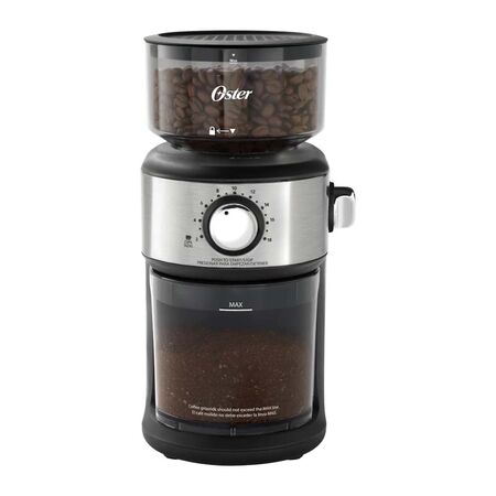 MOLINILLO DE CAFE EN GRANO AUTOMATICO DE MUELAS OSTER CON TOLVA
