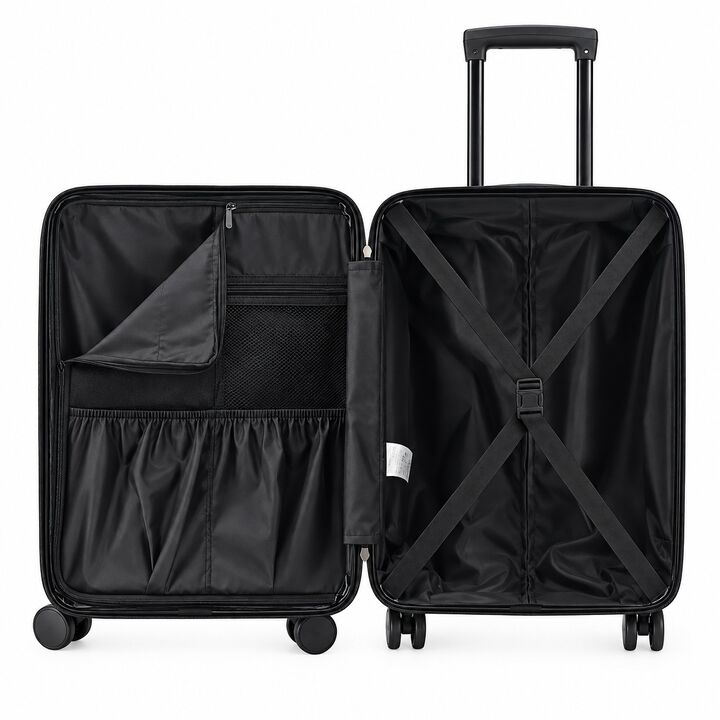 Valija Carry On 20” Unicross Porta Notebook 4 Ruedas 360° con Candado de Combinacion - Vista 2