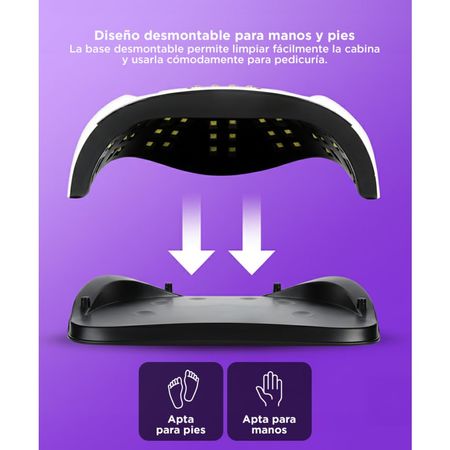 Cabina Para Uñas Gadnic 168 W Led UV Profesional