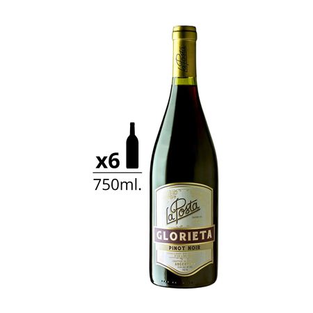 Vino Tinto La Posta La Glorieta Pinot Noir 750 ml Caja x 6