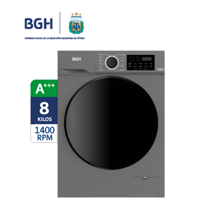 LAVARROPAS BGH BWFI08S24AR  INVERTER CARGA FRONTAL 8KG
