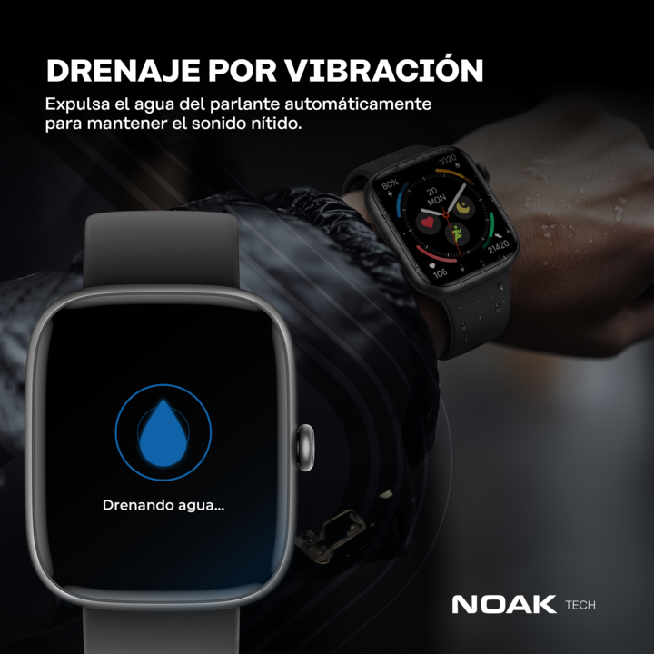 Smartwatch Noak M29 Plus 1.83TFT-LCD IP67 - Vista 8
