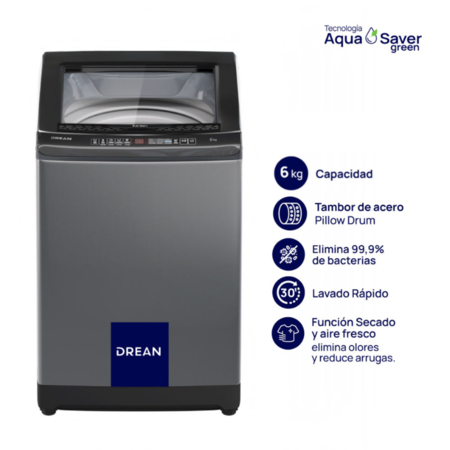 Lavarropas Drean Lpdru0670Ilg0 700Rpm 6Kg
