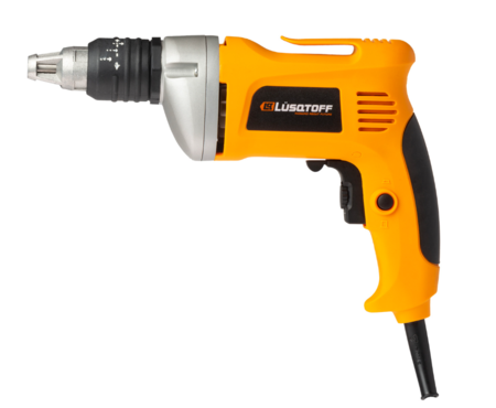 Atornillador Electrico Lusqtoff - 710W Durlock C/Tope Profundidad
