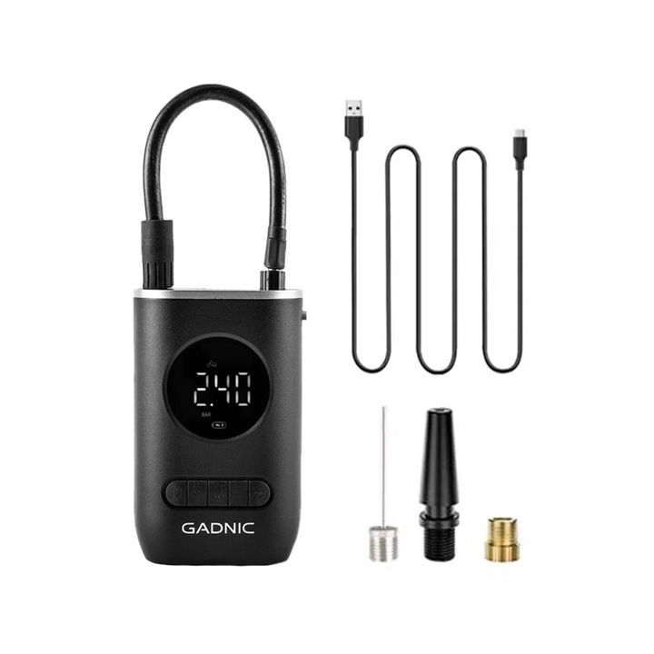 Inflador de Neumáticos Inalámbrico Gadnic Mini Recargable 50w - Vista 7