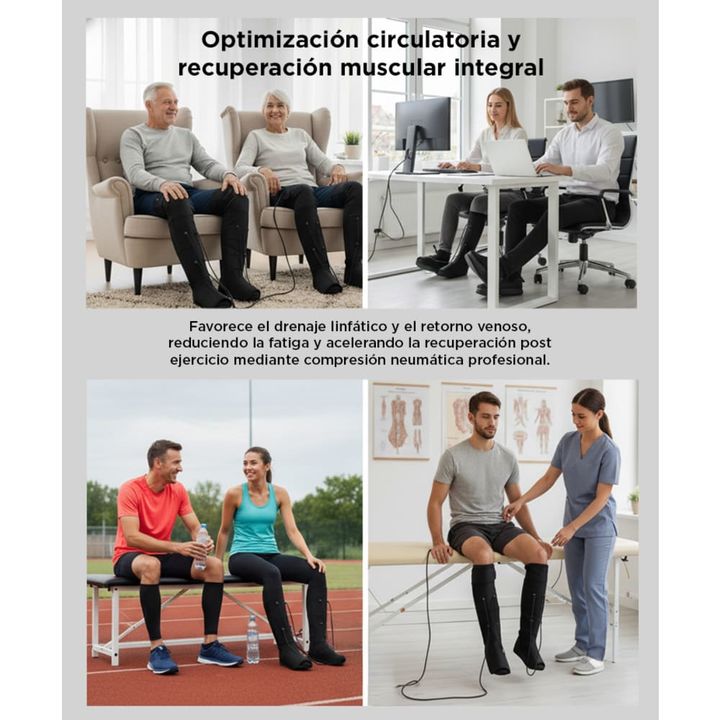 Kit de Equipo de Botas De Presoterapia Gadnic - Talle M - Vista 5