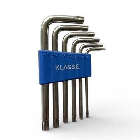 Juego De Llaves Torx Klasse 7 Piezas T10 A T40 Cromadas (KS7703)