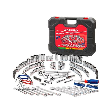 Set de Herramientas Mec?nicas 164 Pzs CRV + Maletin Workpro