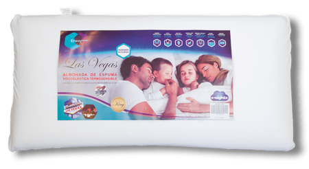Almohada Viscoelastica King Las Vegas 86x41x14 5021 Erway