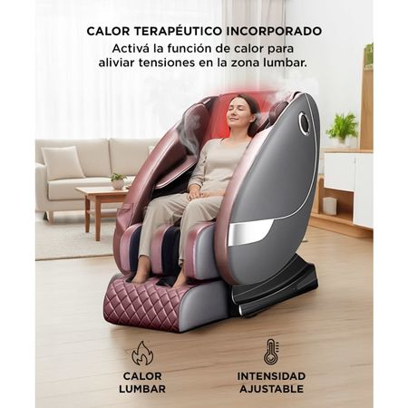 Sillón Masajeador Gadnic Titanium Masaje Cuerpo Completo Terapia De Calor Bluetooth