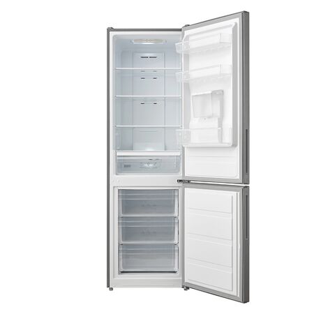 Heladera Inverter Midea Combi No Frost 300 L Gris Oscuro