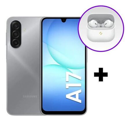 Combo Celular Samsung A17 128/4GB Gray + Havit TW982