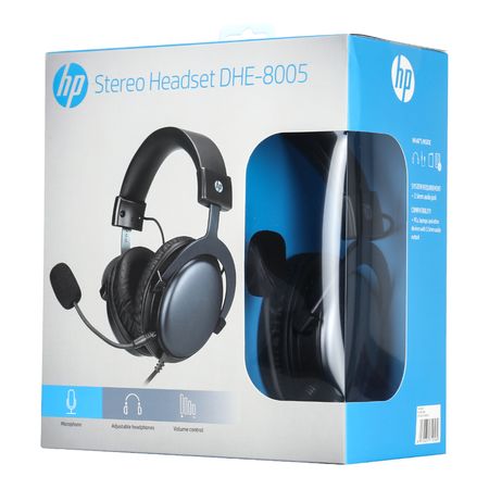 Hp Auri C/Mic. Dhe-8005 Headphone Usb+3.5Mm