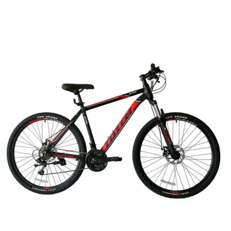 Bicicleta MTB Totem R29 21V Talle M Shimano Negro/Rojo