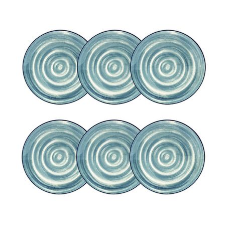 Set x 6 Platos Playos 26 Cm Oceánica