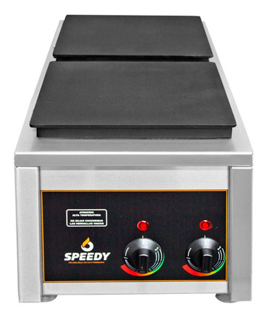 Anafe Electrico Industrial Speedy Grill 2 Hornallas 2.5 Kw