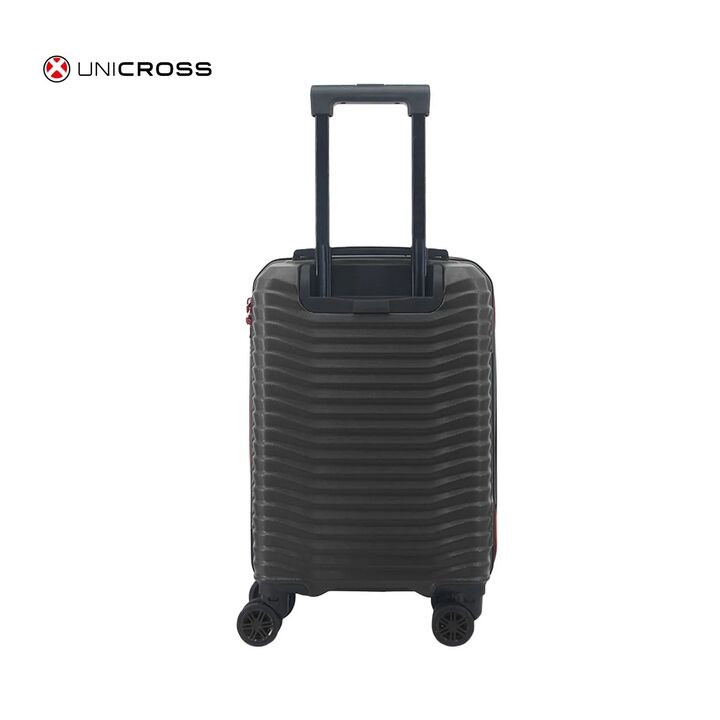 Valija Negra Carry On Unicross ABS 20 Ideal Cabina Ruedas 360° - Vista 3