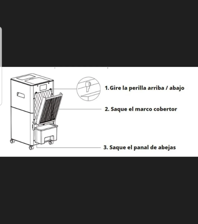 Climatizador Portatil 6 L Frio Humidificador Purifica Alpaca - Vista 3