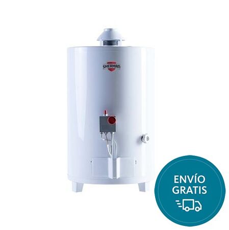 Termotanque 50L Sherman tpgp50 conex.superior Multigas