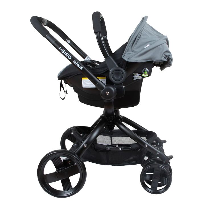 Cochecito con asiento gira 360 I-Giro Infanti gris - Vista 11