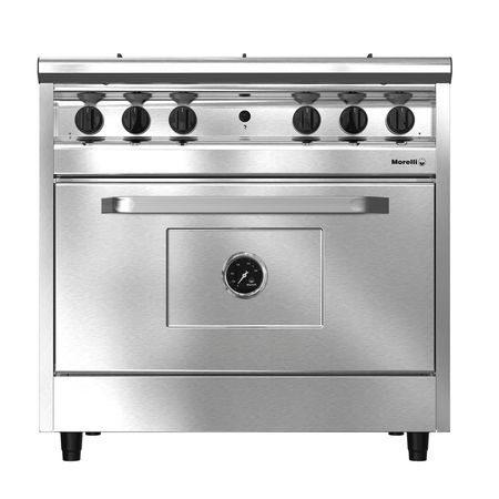 Cocina A Gas Industrial Morelli Forza 90 CM 18033-P