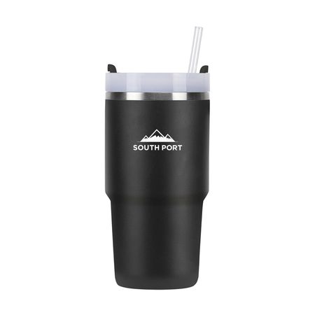 Vaso Térmico Negro South Port by Gadnic 590ML Frío Calor con Tapa Hermética