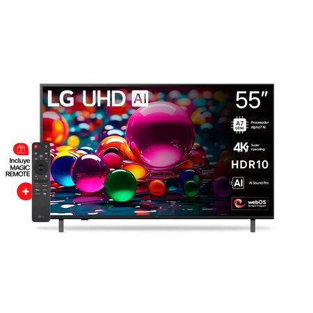 Smart TV LG 55" LED 55UA8050PSA 4K UHD AI