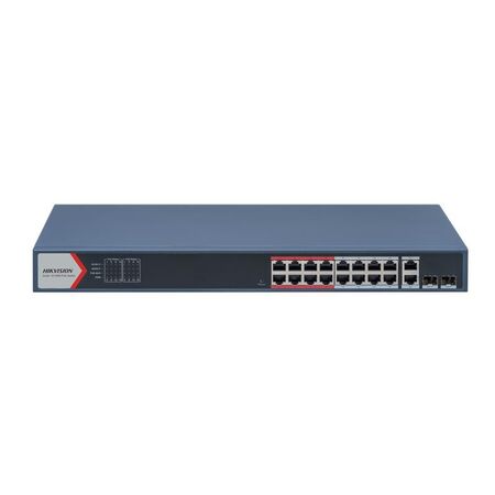 Switch Hikvision Administrable Poe 16 Canales DS-3E1318P-EI (B)